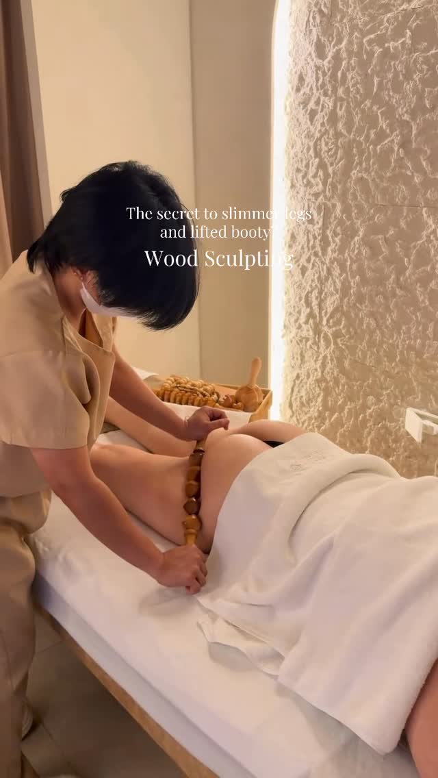 Wood sculpting body contouring treatment